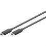 Goobay | USB-C cable | Male | 24 pin USB-C | Male | Black | 24 pin USB-C | 1 m - 3